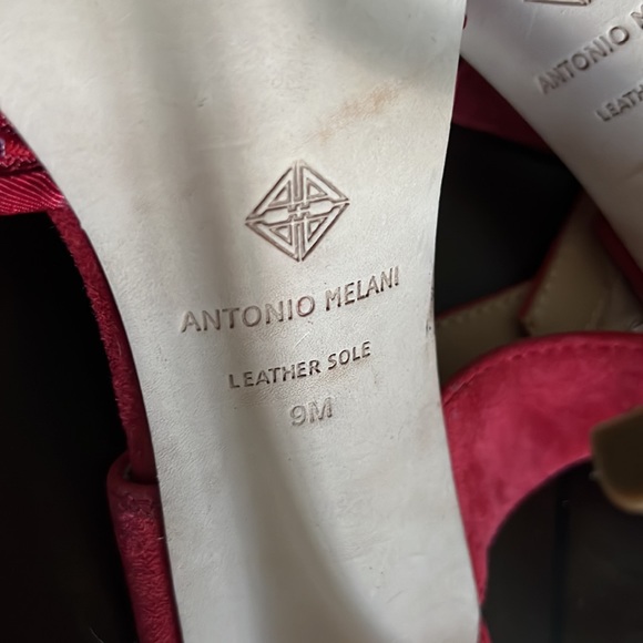 Antonio Melani Emme Suede Mesh Rhinestone Pumps - Picture 9 of 9